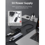 Концентратор Cabletime USB - 4 Port USB 3.0, 5Gbps, 0.15 m (CB01B)