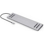 Концентратор-підставка USB-C XoKo AC-1400 (XK-AC1400-SL)