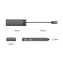 Концентратор USB Type-C Orico PAPW Series PAPW2AC-C3-015-BK-EP Black (CA914210)