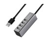 Концентратор USB2.0 Hoco HB1 4хUSB2.0 Tarnish (HB1UT)