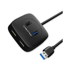 USB-хаб Cabletime 4-Ports, USB3.0 + USB2.0 + Micro B з живленням (CB43B)