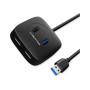 USB-хаб Cabletime 4-Ports, USB3.0 + USB2.0 + Micro B з живленням (CB43B)
