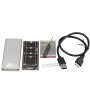 Внешний карман Frime SATA HDD/SSD 2.5", USB 3.0, Metal, Silver (FHE201.M2U30)
