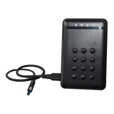 Внешний карман Frime SATA HDD/SSD 2.5", USB3.0, с функцией шифрования данных, Black (FHEE10025U30)