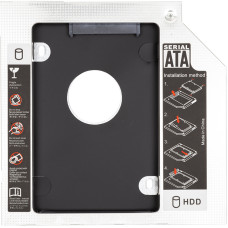 Адаптер HDD 2.5" для ноутбука у відсік CD-ROM PowerPlant HB390007 (9.5 мм)