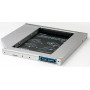 Адаптер Grand-X для подключения HDD 2.5" в отсек привода ноутбука SATA3 Slim 9.5мм (HDC-26)