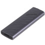 Зовнішня кишеня Maxxter M.2 NVMe PCIe, USB 3.2 Type-C, Metal, Black (EHDE-2280D-01)