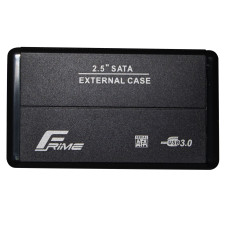 Внешний карман Frime SATA HDD/SSD 2.5", USB 3.0, Metal, Black (FHE20.25U30)