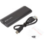 Зовнішня кишеня PowerPlant для SSD Premium M.2 PCIe NGFF/NVMe USB3.1 (HC380459)