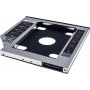 Адаптер Grand-X HDD 2.5" в отсек привода ноутбука SATA/SATA3 Slim 9,5mm (HDC-24C)