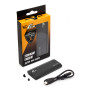 Зовнішня кишеня Frime M.2 NVMe PCIe, USB 3.2 Type-C, Metal, Black (FHE300.M2UC)