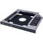 Адаптер Grand-X HDD 2.5" в отсек привода ноутбука SATA/SATA3 Slim 9,5mm (HDC-24C)
