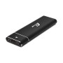 Зовнішня кишеня Frime M.2 NGFF SATA, USB 3.1 Type-C, Metal, Black (FHE220.M2UC)