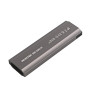 Зовнішня кишеня Maxxter M.2 NVMe PCIe, USB 3.1 Type-C Gen2, Metal, Black (EHDE-2280S-02)