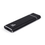 Зовнішня кишеня 1StCharger для M2 NVMe PCIe SSD Type C 10Gbps Black (M2E.01.NVME.Black)