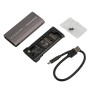 Зовнішня кишеня Maxxter M.2 NVMe PCIe, USB 3.1 Type-C Gen2, RGB, Metal, Black (EHDE-2280SRGB-01)