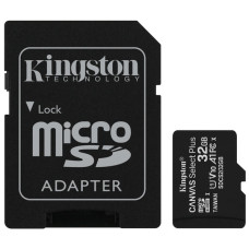 Картка пам'ятi KINGSTON microSDHC 32Gb Canvas Select+ A1 (R100/W10) +ad
