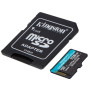 Картка пам'ятi KINGSTON microSDXC 128Gb Canvas Go+ U3 V30 (R170/W90)+ad
