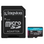 Картка пам'ятi KINGSTON microSDXC 128Gb Canvas Go+ U3 V30 (R170/W90)+ad