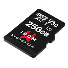 Картка пам'ятi GOODRAM microSDXC 256GB IRDM UHS-I U3 V30 + ad