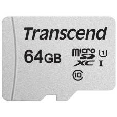 Картка пам'ятi TRANSCEND microSDXC 300S 64GB UHS-I U1 no ad