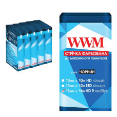 Лента WWM 12.7 mm*16 m Refill HD правый Black (R13.16HR5) pack 5