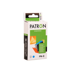 Картридж Patron CANON CLI-8C CYAN (№ PN-8C NEW) (CI-CAN-CLI-8-C1-PN)