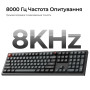 Клавіатура Keychron V6 8K Keychron Super Red Switch Black RGB (V6W-D1-UA)