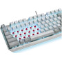 Клавiатура Asus ROG Strix Scope NX TKL Moonlight White RD LED 84key EN White (90MP02B6-BKUA00)