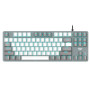 Клавіатура Aula Mechanical F3287 White/Grey keycap KRGD blue (6948391240688)