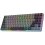 Клавіатура бездротова GamePro MK230R Red Swich Low Profile RGB Wireless/Bluetooth Dark Gray