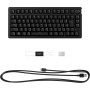 Клавіатура бездротова HyperX Alloy Rise 75 Red RGB UA Black (91Y91AA)