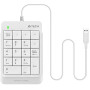 Цифровой клавиатурный блок A4Tech FK13P White USB