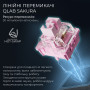 Клавіатура бездротова GamePro Asgard Valhalla QLAB Sakura Switch Black (MK160-B-QS-PRO)