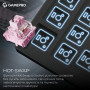 Клавіатура бездротова GamePro Asgard Valhalla QLAB Sakura Switch Black (MK160-B-QS-PRO)