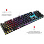 Клавиатура Motospeed CK104 Outemu Blue RGB (mtck104cmb) Silver USB