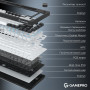 Клавіатура бездротова GamePro Asgard Valhalla Pro White (MK160W-D-Pro)