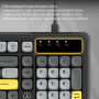 Клавіатура Ajazz AF98 Black USB-C Black Gray Yellow (AF98-BGY)
