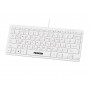 Клавiатура Maxxter KBM-C01W-UA White