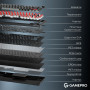 Клавіатура бездротова GamePro Asgard Yord Keychron Super Red Switch Black (MK266BK)