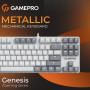 Клавіатура GamePro Genesis Metallic MK110W Outemu Red Swithes USB White