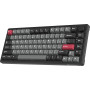 Клавіатура бездротова GamePro Asgard Yord Keychron Super Red Switch Black (MK266BK)