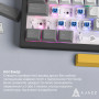 Клавіатура Ajazz AK870 V2 Flying Fish Switch Black USB-C (AK870-V2-FF-BGY)