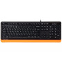 Клавиатура A4Tech FK10 Ukr Orange USB