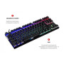 Клавиатура Motospeed K82 Outemu Blue Ukr (mtk82mb) Black USB