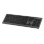 Клавiатура Maxxter KBW-01G-UA Gray-Black