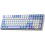 Клавіатура бездротова Aula S100pro Red Switch White/Blue (6948391205762)