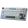 Клавіатура бездротова Aula S75 Pro White (6978080502148)