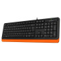 Клавиатура A4Tech FK10 Ukr Orange USB