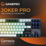 Клавіатура бездротова GamePro Genesis Joker Pro MK124G Pro Gray